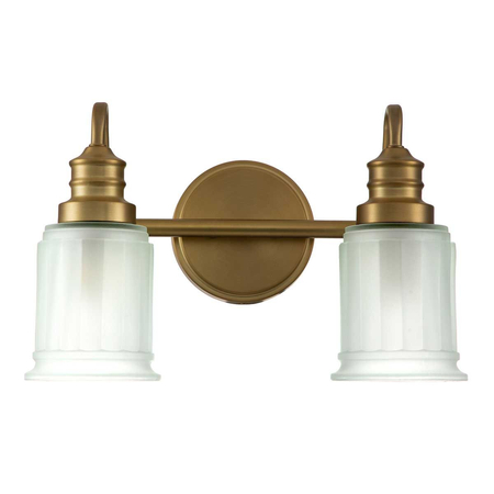 Kinkiet Elstead Lighting Swell mosiądz QZ-SWELL2-BB-BATH