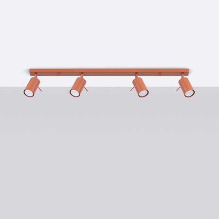 Sollux Lighting Plafon RING 4L ochra czerwona SL.1510