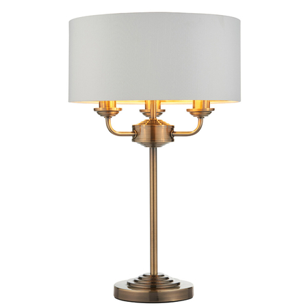 Lampa stołowa Endon Lighting Highclere 98932 mosiądz