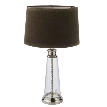 Lampa stołowa Endon Lighting Winslet 95463 nikiel