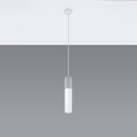 Sollux Lighting Lampa wisząca BORGIO 1 biały SL.0647