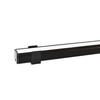Eko-Light PROFIL ALUMINIOWY CZARNY TYP Y 1m + KLOSZ MLECZNY EKPR6336