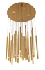 Lampa wisząca Maxlight P0242D złoty