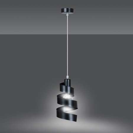Lampa wisząca SAGA 1 BLACK Emibig 352/1 czarny
