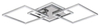 Lampa sufitowa Rabalux Sigurd 3200 chrom