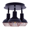 Milagro Lampa sufitowa LOGAN 3xE14 ML4612 CZARNY