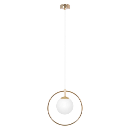 Lampa wisząca Kaja RITUS K-5390 złoty, biały
