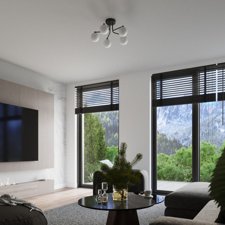 Sollux Lighting Żyrandol ASTRAL 3 czarny SL.1662