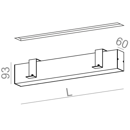 Lampa wpuszczana AQForm Set Tru LED Recessed Biały Struktura