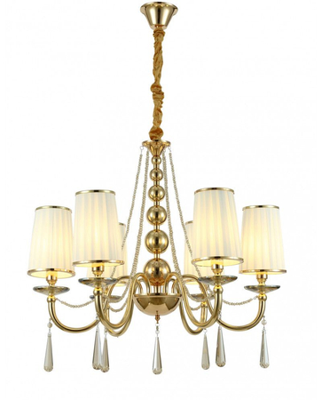 Żyrandol Lumina Deco LDP-1200-6-GD Fabione W6