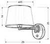 Kinkiet Candellux 21-01279 Ibis