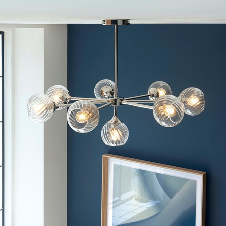 Lampa wisząca Endon Lighting Allegra 104051 nikiel