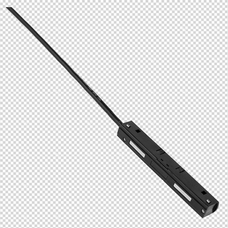 Milagro Łącznik prosty z kablem MAGNETIC TRACK ML6635 CZARNY