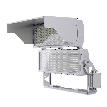 Wysokomasztowa lampa LED Greenie Mastray 30° 1000W 170lm/W do precyzyjnego oświetlenia dużych powierzchni 5000K