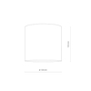 Lampa sufitowa Nowodvorski 8738 CL Ios LED 20W, 4000K, 36°
