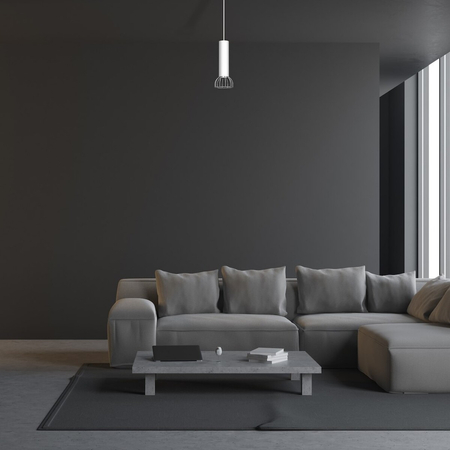 Milagro Lampa Wisząca DANTE SILVER 1x mini GU10 MLP7365 Biel / Chrom