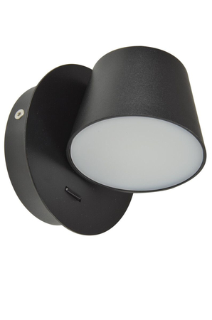 Kinkiet RAMONA 1 SWITCH BLACK Azzardo AZ2565 black