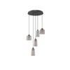 Lampa wisząca Luces Exclusivas TAVENCO LE45214 różowy, czarny