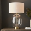 Lampa stołowa Endon Lighting Kelda Oval 99292 mosiądz