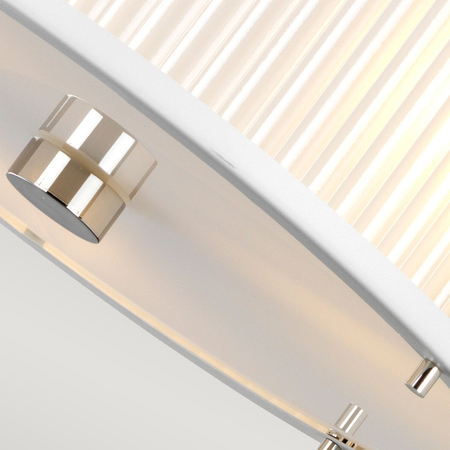 Lampa wisząca Elstead Lighting Corona biały/szary DL-CORONA-3P-WPN
