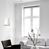 Lampa wisząca LINK 1 WHITE / GOLD Emibig 456/1 biały/złoty