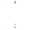 Lampa wisząca Italux Sevil PND-34403-1-HBR Złoty