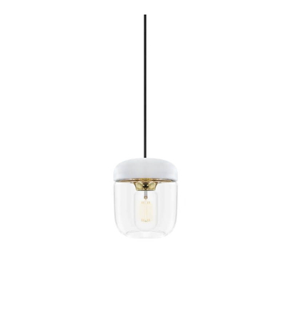 Lampa wisząca Umage 2105 Acorn White Polished Brass