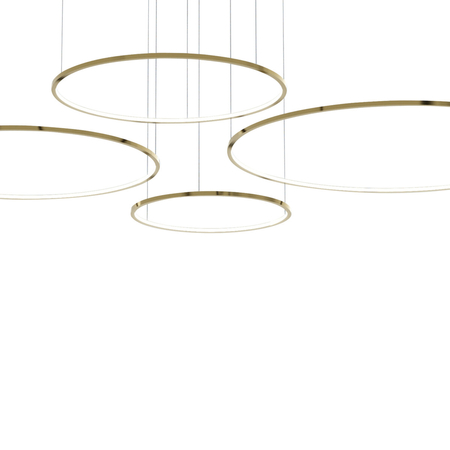 Milagro Lampa wisząca Saturno Gold 120W LED ML0849 ZŁOTY