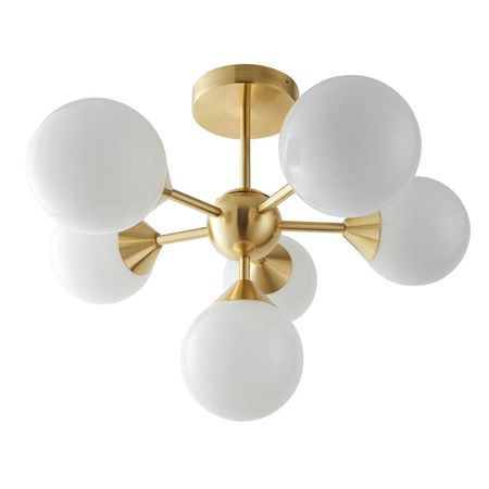 Lampa sufitowa Endon Lighting Oscar 76501 mosiądz