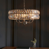 Lampa wisząca Endon Lighting Clifton 104467 nikiel