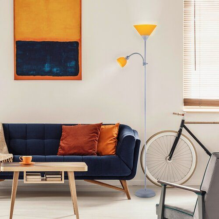 Lampa podłogowa Rabalux Action 4026 srebrny