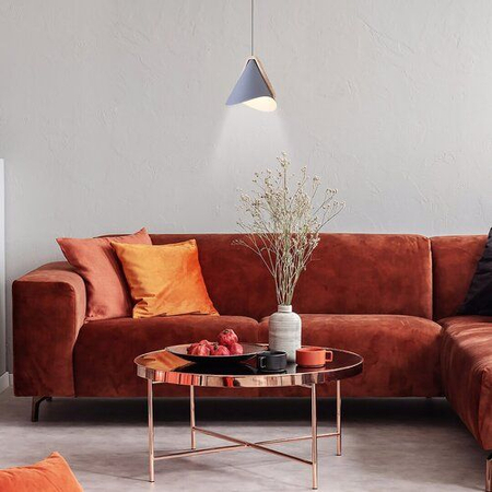 Lampa wisząca Rabalux Neva 6649 popielaty