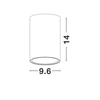 Spot Luces Exclusivas CASENDA LE65137 czarny