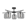 Lampa sufitowa Kaja PIEGA K-5517 czarny, grafitowy, srebrny