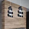 Lampa wisząca SAGA 2 BLACK Emibig 352/2 czarny