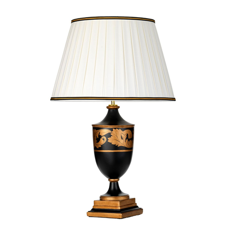 Lampa stołowa Elstead Lighting Narbonne czarny/złoty DL-NARBONNE-TL