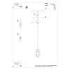 Sollux Lighting Lampa wisząca GOTTO 1 SL.1263