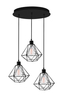 Lampa wisząca Luces Exclusivas PUERTO LE42167 czarny