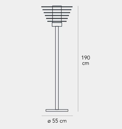 Lampa podłogowa Fontana Arte F002430150TRNE 0024