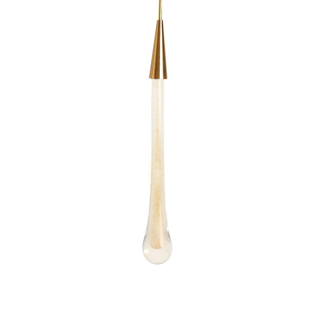 Glamour Lampa wisząca Abigali Melted Gold 3W 3000K, złoty