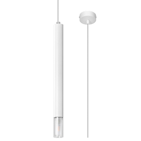 Sollux Lighting Lampa wisząca WEZYR 1 biała SL.0957
