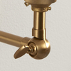 Kinkiet Endon Lighting Step Wing 115071 mosiądz
