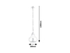 Lampa wisząca Rabalux Jezabel 7976 chrom