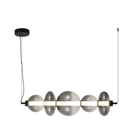 Lampa wisząca Italux Sonte PND-24352-40W-BK-SG Czarny mat
