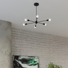 Sollux Lighting Żyrandol LANGO 5 czarny SL.1022