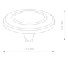 Żarówka ES111 LED LENS 3000K 9343 Nowodvorski Lighting