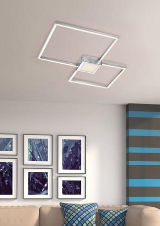 Lampa sufitowa Trio 676210307 srebrny