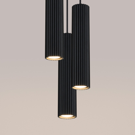Sollux Lighting Lampa wisząca KARBON 3P czarny SL.1576