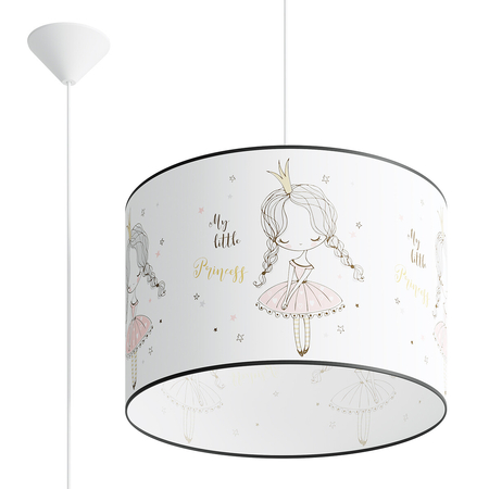 Sollux Lighting Lampa wisząca PRYSM 1 biała SL.1397