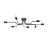 Sollux Lighting Żyrandol VECTOR 8 czarny SL.1448